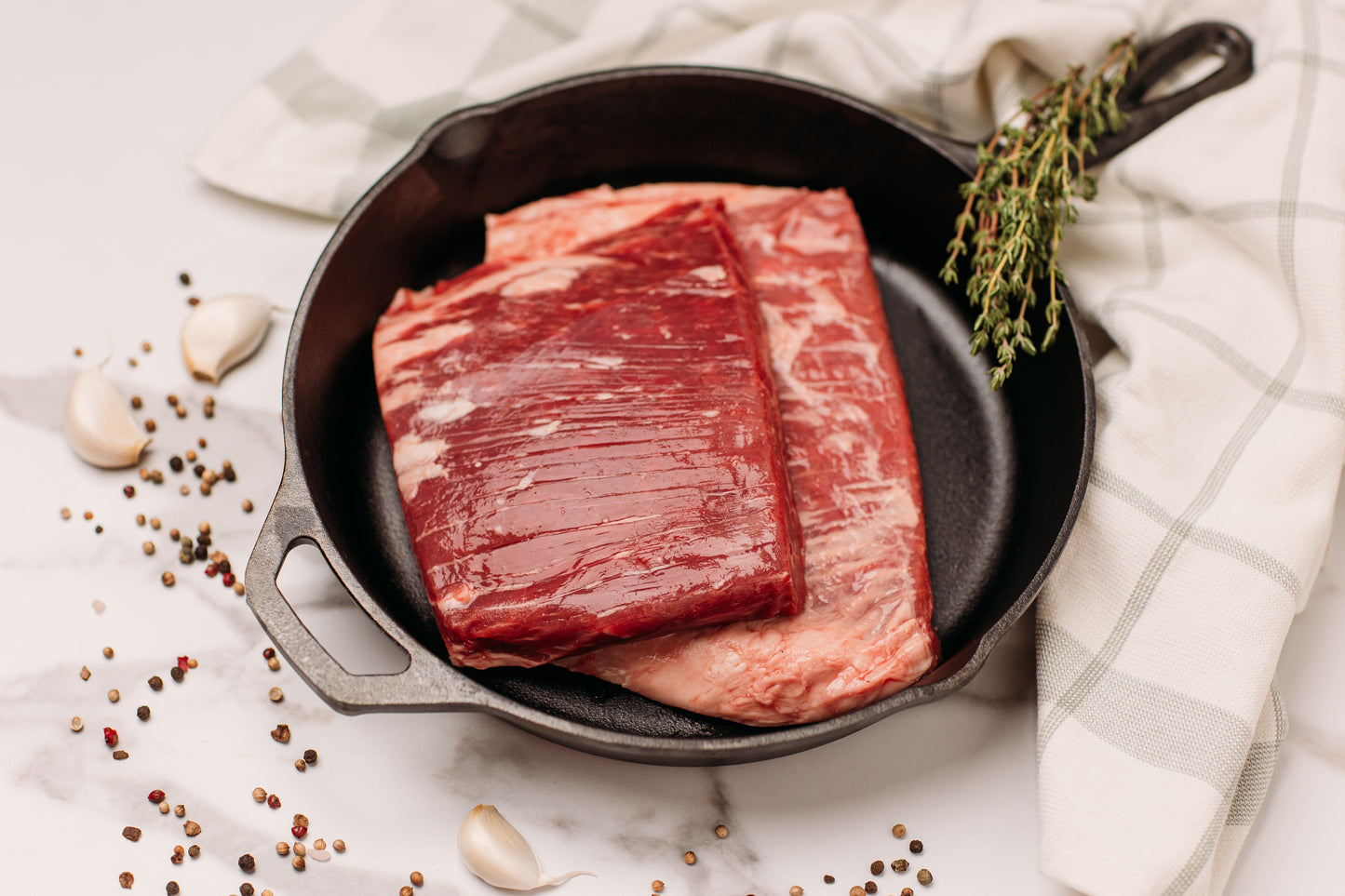 Flank steak, USDA choice - 2 x 10 oz steaks